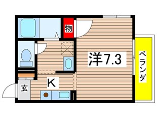 エステール立花の物件間取画像